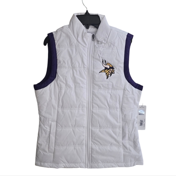 NFL Jackets & Blazers - COPY - Minnesota Vikings Women Puffer Vest size m nwt